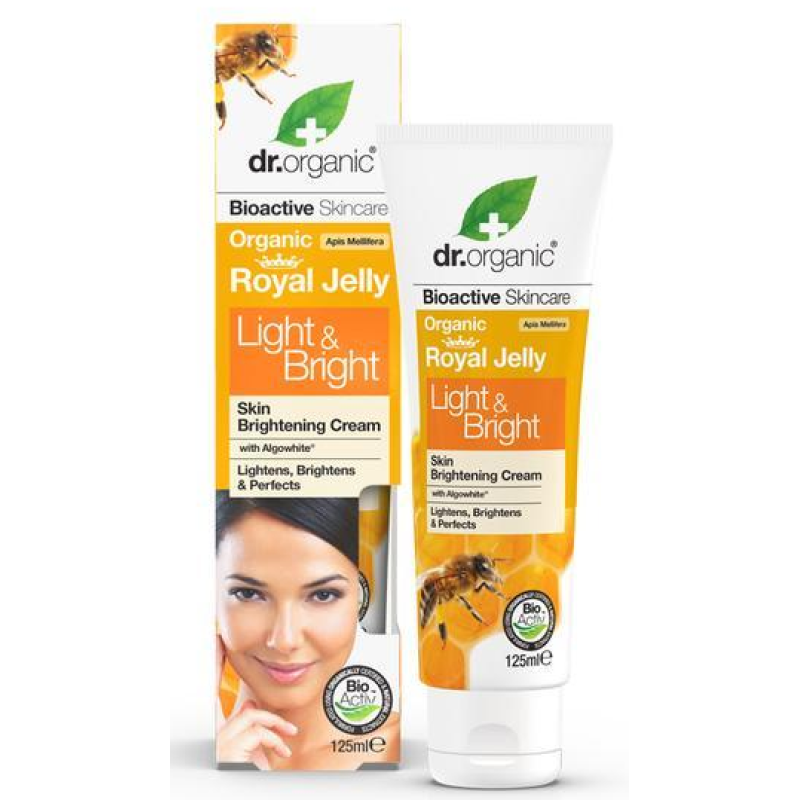 Dr organic royal jelly light and bright skin tone correcting cream